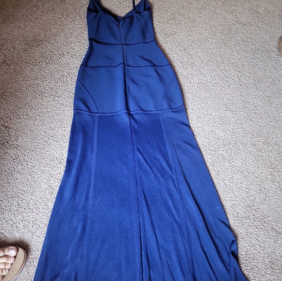 Herve Leger blue dress NWOT. - Picture 6 of 7